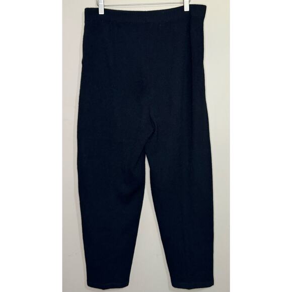 Don Sayres for Wellmore Knit Pants Women's 16 Black Pockets Wool Blend USA Vtg - Picture 5 of 6